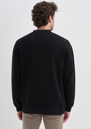 24Kceeo05249 Erkek Siyah Sweatshirt - 3