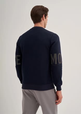 24Kceeo05132 Erkek Lacivert Sweatshirt - 3