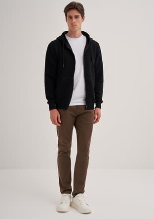 24Kceeo05035 Erkek Siyah Sweatshirt - 1