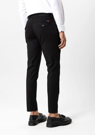 B33S30011 Erkek Siyah Pantolon - 2