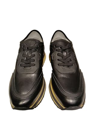 103 3854 Erkek Siyah Casual Ayakkabı - 2