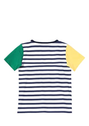 09246 Erkek Çocuk Beyaz Basic T-shirt - 2