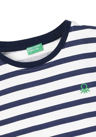09246 Erkek Çocuk Beyaz Basic T-shirt - 3