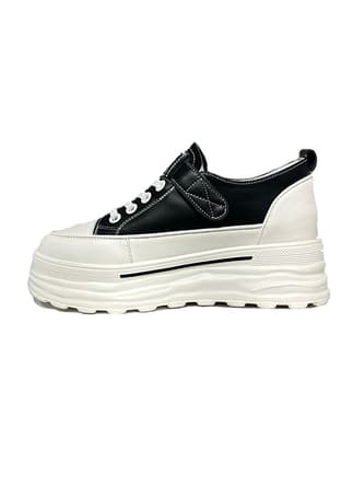 24Y314-8 Sy Kadın Siyah Sneaker - 3