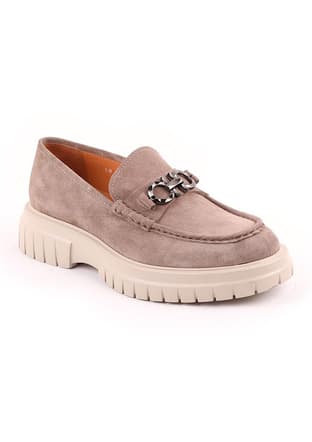 L5135 Ea Eva Süet Erkek Bej Casual Ayakkabı - 1