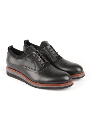 L3577 Ea Eva Alk Erkek Siyah Casual Ayakkabı - 3