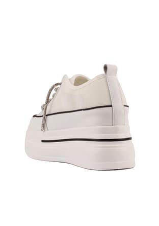 24Y345-3 By Kadın Beyaz Sneaker - 3