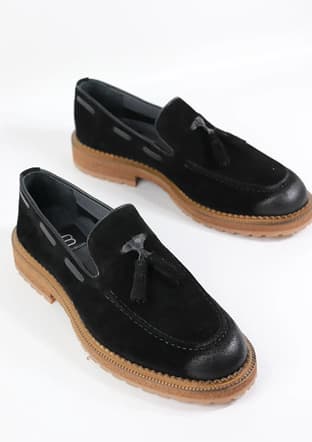 E6402 Eva Ayakkabı Erkek Siyah Casual Ayakkabı - 1