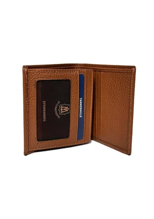 142 Unisex Yetişkin Kahverengi Deri Cüzdan - 3