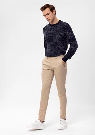 Pn2020500579 Erkek Bej Pantolon - 3