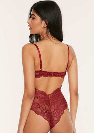 3350760000 Kadın Bordo Bralet - 3