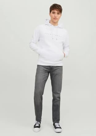 12233972 Erkek Beyaz Sweatshirt - 1