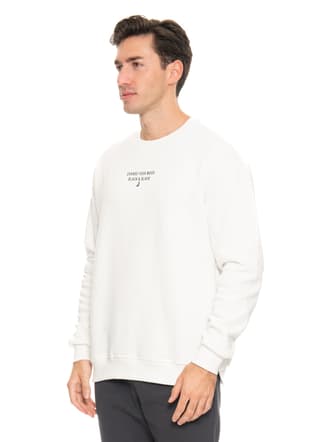 23Kjeeo05107 Erkek Beyaz Sweatshirt - 3