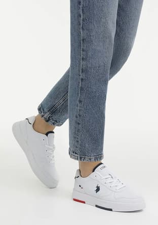 A10138988312010 Kadın Beyaz Sneaker - 1