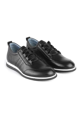 L3274 Ea Termo Antik Erkek Siyah Casual Ayakkabı - 3