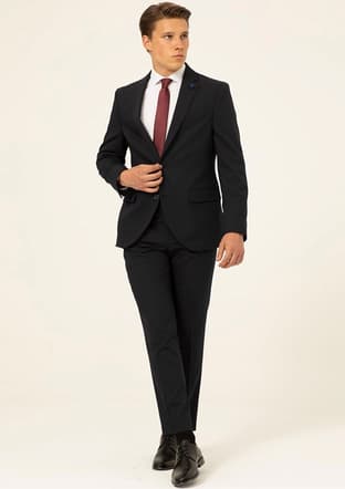 Tk1000400351 Erkek Lacivert Takım Elbise - 1