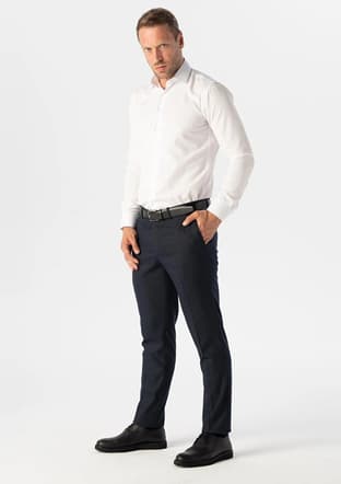 Pn1014400295 Erkek Lacivert Pantolon - 1