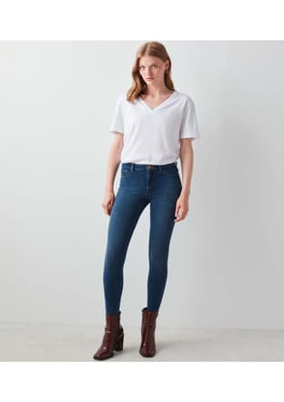Iw6220018003 Kadın Lacivert Jean Pantolon - 1
