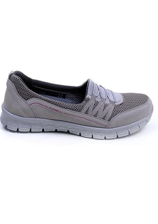 61014-G Zenne Spor A Kadın Gri Sneaker - 2