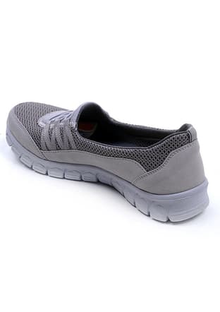 61014-G Zenne Spor A Kadın Gri Sneaker - 3
