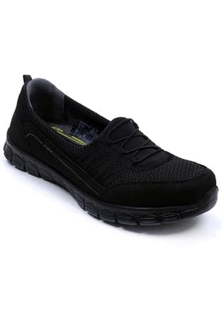 61014-G Zenne Spor A Kadın Siyah Sneaker - 1