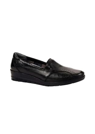 25109-H Zenne Ayakka Kadın Siyah Casual Ayakkabı - 1