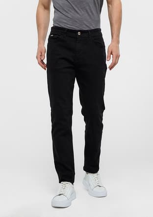 B34T35007 Erkek Siyah Jean Pantolon - 2