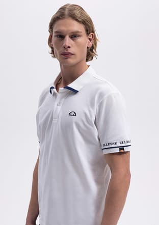 Em375 Erkek Beyaz Polo Yaka T-shirt - 1