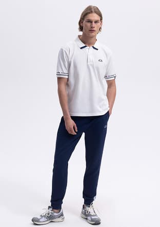 Em375 Erkek Beyaz Polo Yaka T-shirt - 2