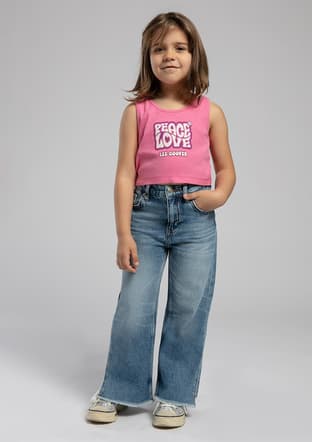 252 Lcg 243001 Kız Çocuk Pembe Atlet - 1