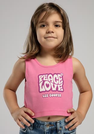 252 Lcg 243001 Kız Çocuk Pembe Atlet - 2