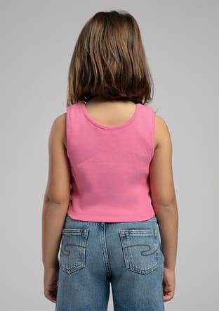 252 Lcg 243001 Kız Çocuk Pembe Atlet - 3