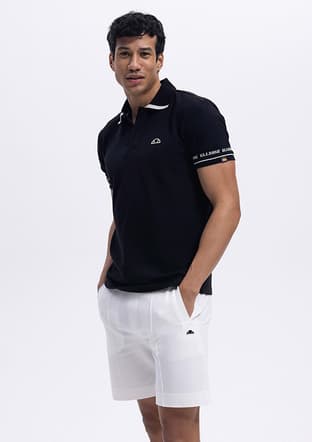 Em375 Erkek Siyah Polo Yaka T-shirt - 1