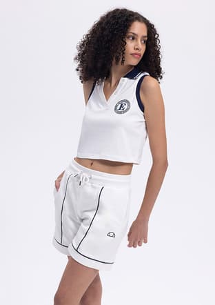 Ef401 Kadın Beyaz Polo Yaka T-shirt - 2