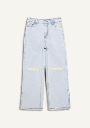 Z4708A6Xa Kız Çocuk Mavi Jean Pantolon - 1
