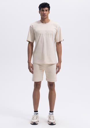 Em589 Erkek Beyaz Baskılı T-shirt - 2