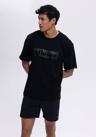 Em390 Erkek Siyah Baskılı T-shirt - 2