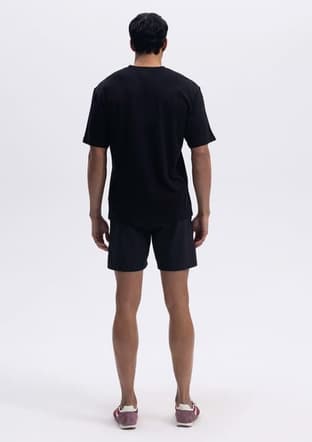 Em390 Erkek Siyah Baskılı T-shirt - 3