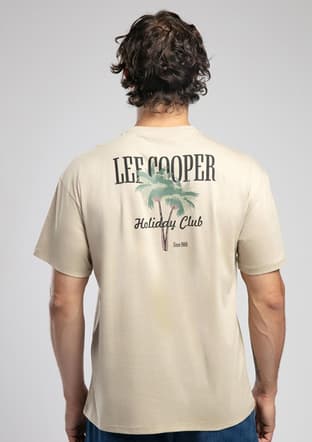 252 Lcm 242058 Erkek Bej O Yaka T-shirt - 3