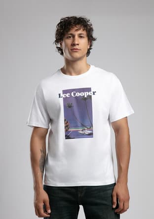 252 Lcm 242052 Erkek Beyaz O Yaka T-shirt - 2