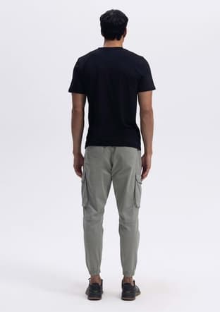 Em451 Erkek Siyah Baskılı T-shirt - 2