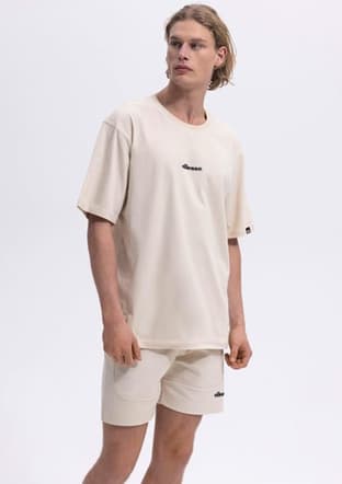 Em391 Erkek Beyaz Baskılı T-shirt - 2