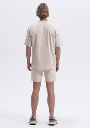 Em391 Erkek Beyaz Baskılı T-shirt - 3