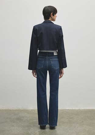 M101437-85292 Kadın Mavi Jean Pantolon - 3