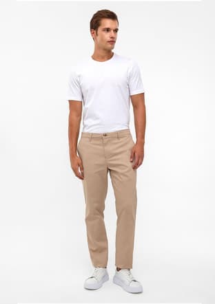 Pn2020500703 Erkek Bej Pantolon - 1