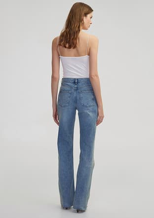 Is1250018040 Kadın Lacivert Jean Pantolon - 3