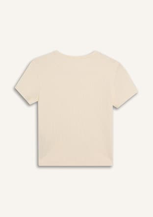 C0104A8Xa Kız Çocuk Beyaz Kısa Kol T-shirt - 2