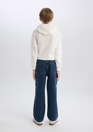 D6817A8Tra Erkek Çocuk Mavi Jean Pantolon - 3