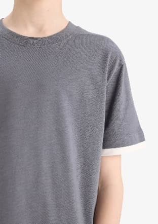 B5928A8Ydva1 Erkek Çocuk Antrasit Kısa Kol T-shirt - 3
