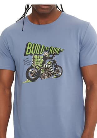 Tc7059 Erkek Baskılı T-Shirt - 2